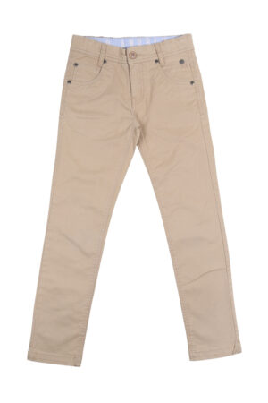 Lichtbruine chino - Red & Blu - 128