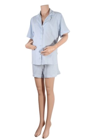 Blauwe shortama - Mamalicious - XL