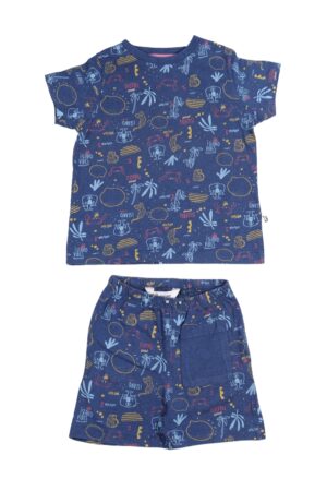 Blauw-gele shortama - Eskimo - 104