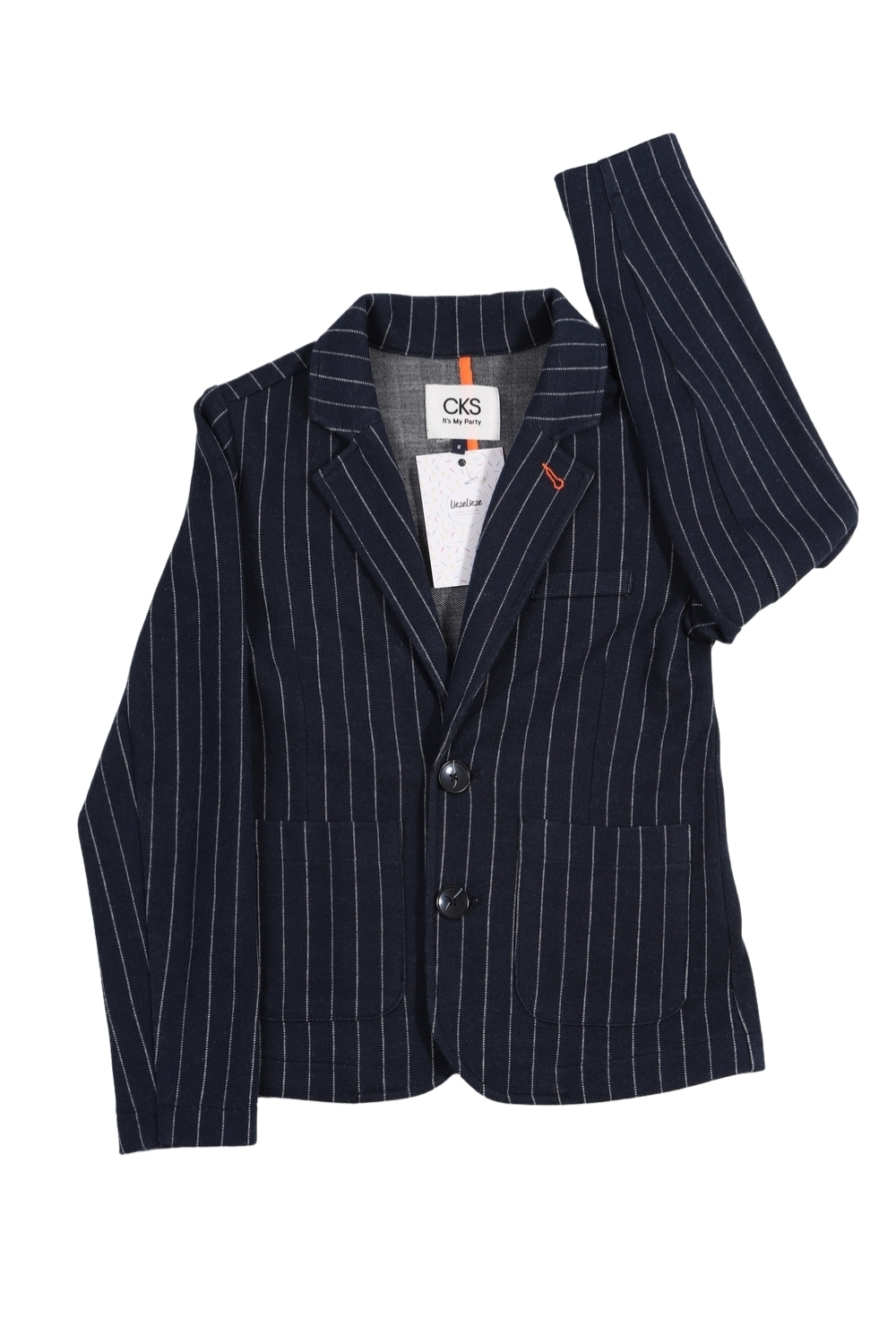 Donkerblauw blazervestje - CKS - 128