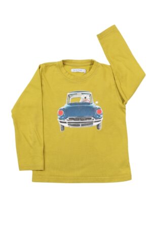 Mosterdkleurige longsleeve - Filou & Friends - 110