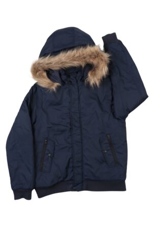 Donkerblauwe winterjas - Name it - 158