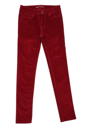 Bordeauxrode broek ribfluweel - Bel & Bo - 164