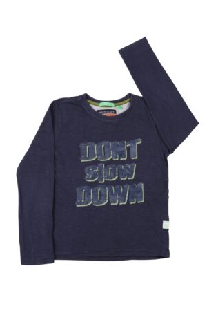 Donkerblauwe longsleeve - State of Art - 128