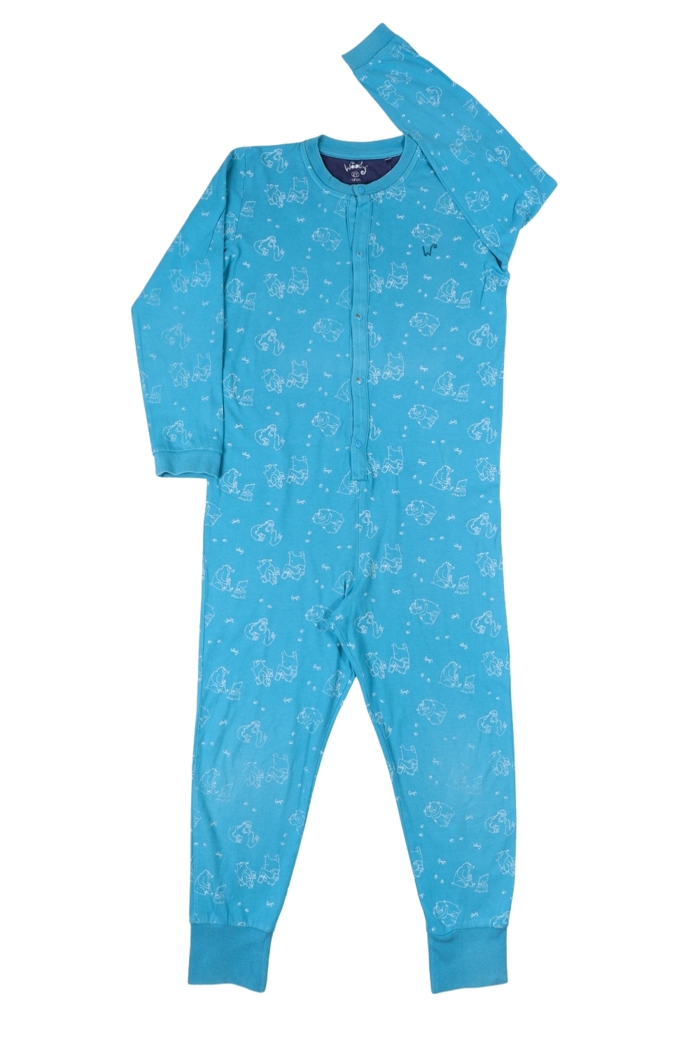 Petrol onesie - Woody - 128