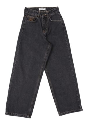 Donkergrijze baggyjeans - Keep it Clean - 140