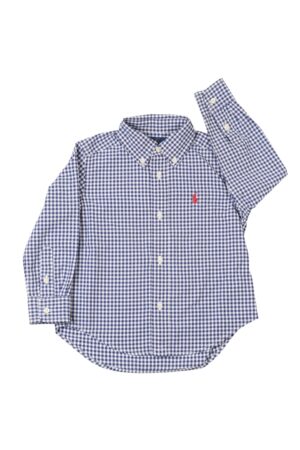 Blauw geruit hemd - Ralph Lauren - 92