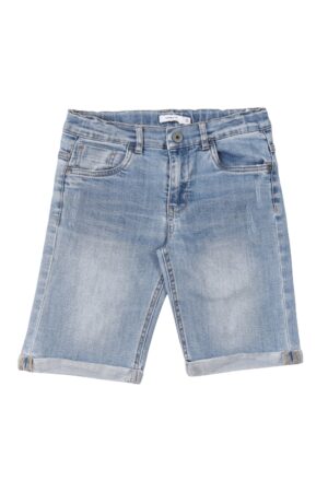 Blauwe jeansshort - Name it - 140