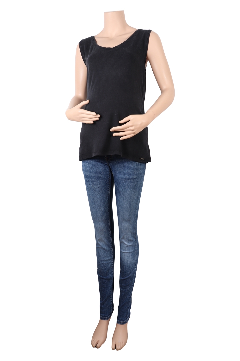 Zwarte tanktop - Love2Wait - XL