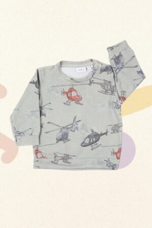 Sweatertje helikopters - Name it - 68