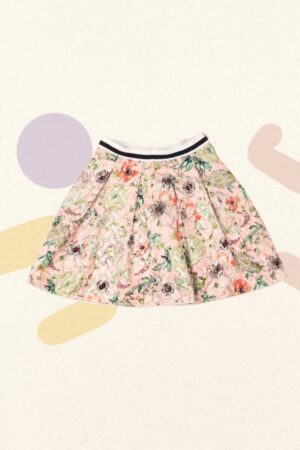 Rok bloemen en goud - CKS - 116