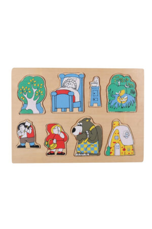 Houten legpuzzel Roodkapje