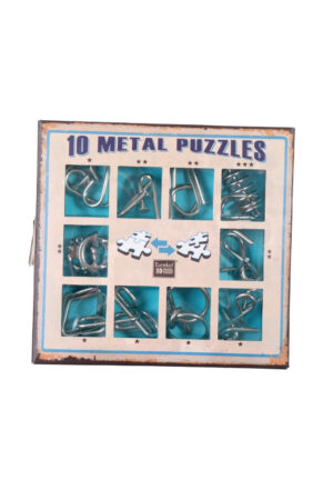10 metalen 3D puzzels - Eureka