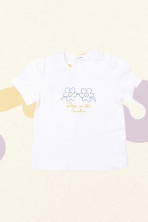T-shirt bloemen - Gymp - 86