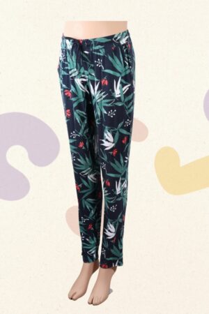 Blauw-groene broek - Mamalicious - S