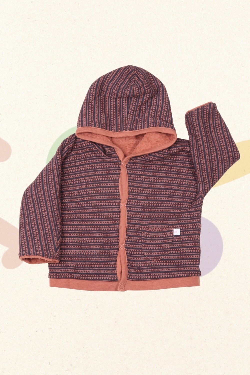 Omkeerbaar hoodievestje - Hilde & Co - 62