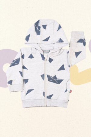 Hoodiegilet bootjes - Froy & Dind - 62/68