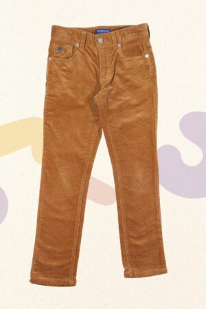 Oker broek ribfluweel - Scotch & Soda - 128