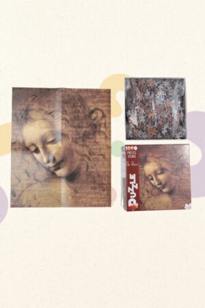 Puzzel Da Vinci met poster