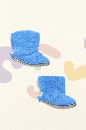 Blauwe pantoffeltjes - Woody - 80/92