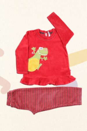 Pyjama velours dino - Woody - 104