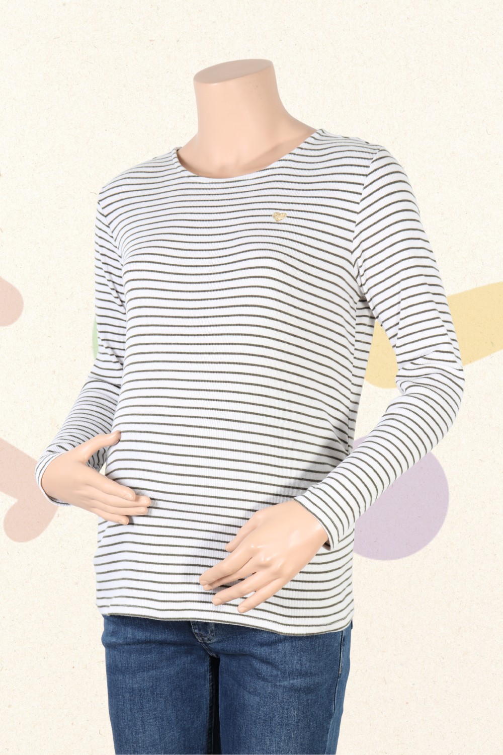 Gestreepte longsleeve - JBC - M