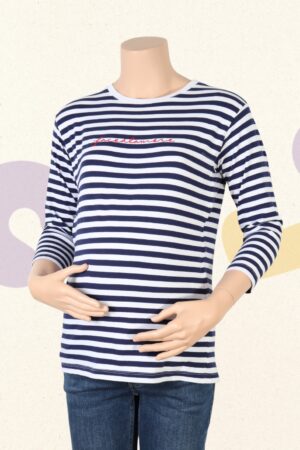 Gestreepte longsleeve - Tajinebanane - S