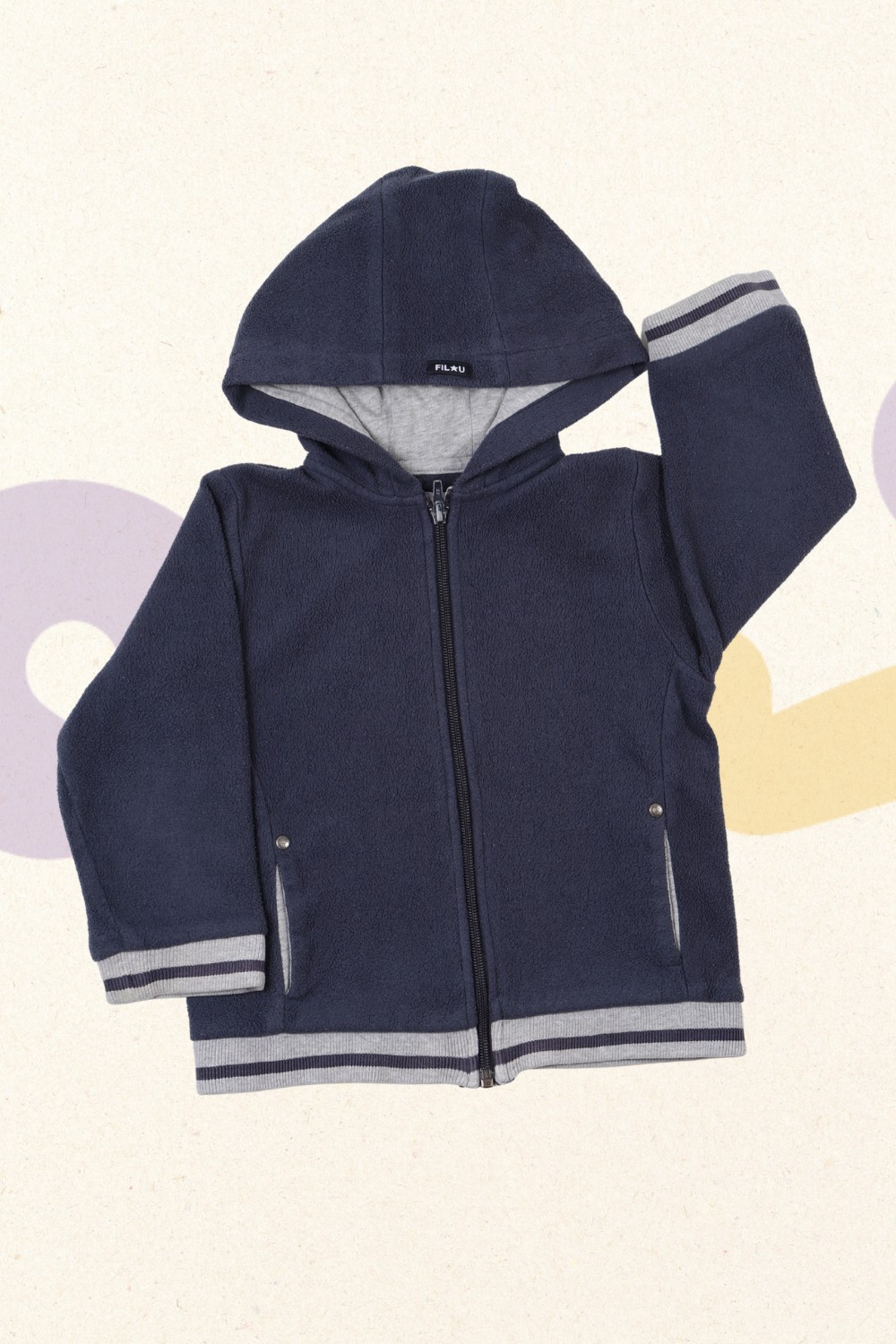 Hoodiegilet fleece - Filou & Friends - 104