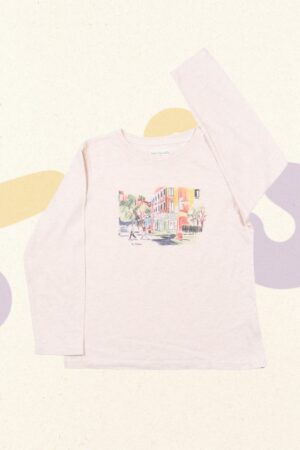 Longsleeve straatprint - Arsène et les pipelettes - 104
