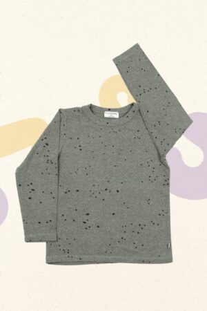Longsleeve bolletjes - 1 + in the family - 104