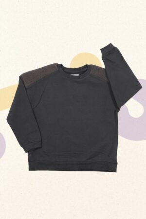 Donkergrijze sweater - Nixnut - 110