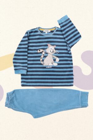 Pyjama velours kat - Woody - 98